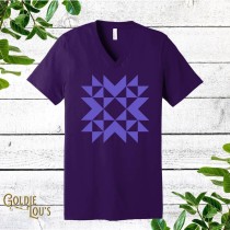 Simple Quilt Block Quilting T-Shirt 